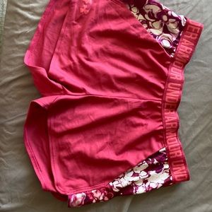 Underarmour pink design shorts